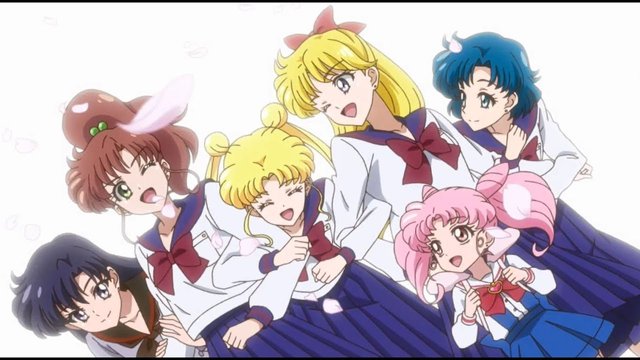 Sailor moon crystal season 4 by me :) I want watch them soon