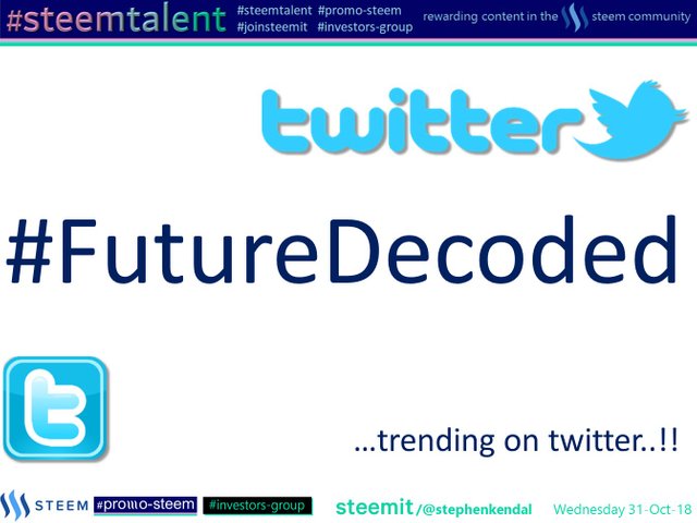 FutureDecoded trending on Twitter.jpg