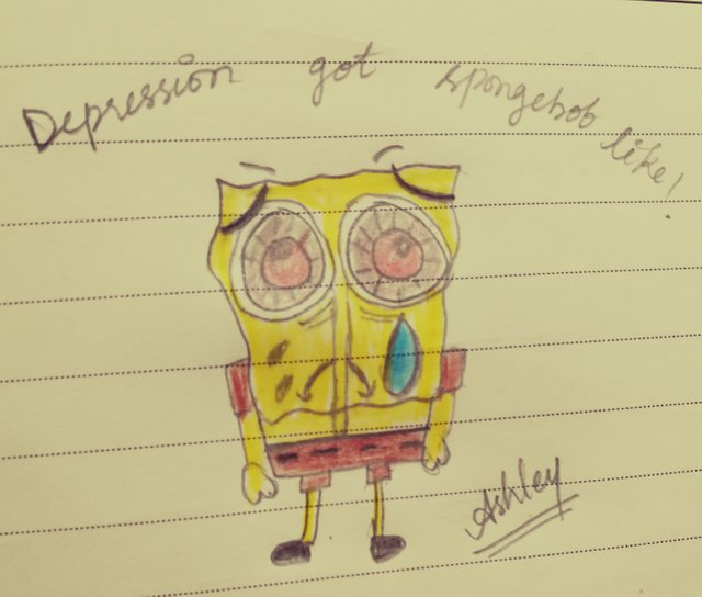 Sad pomni like sad spongebob I WAS HALF ASLEEP WHEN MAKING THIS BTW !!, drawing