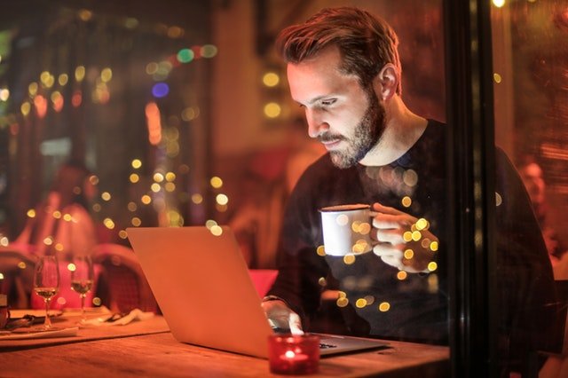 Men with a Cup Of Coffee