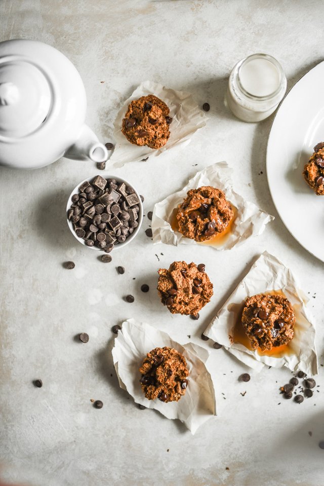 Chocolate Chip French Toast Muffins (Vegan)-1#breakfast (4).jpg