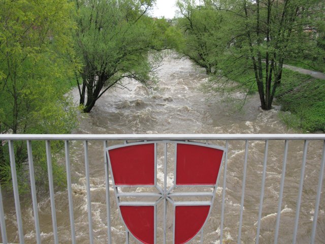 Hochwasser_der_Dreisam_in_Freiburg,_Blick_von_der_Kaiserbrücke_mit_Stadtwappen_flussaufwärts_1.jpg