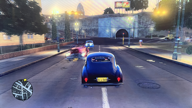 LA Noire Car Driving Screenshot on Xbox 360