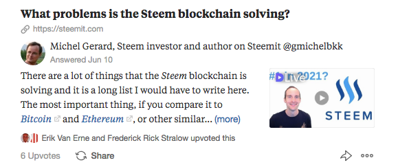 What problems is the Steem blockchain solving?