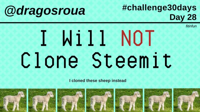 I Will NOT Clone Steemit dragosroua challenge fitinfun 28.jpg