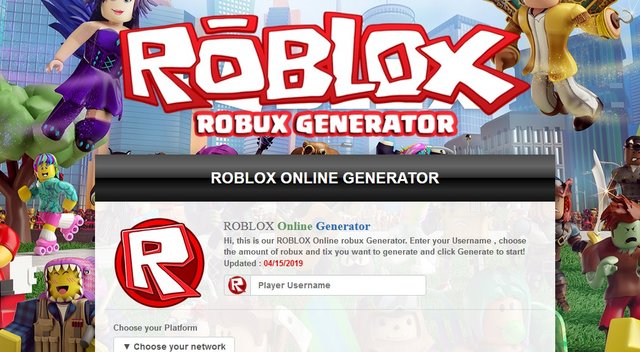 Robux Hack Generator 2019