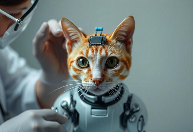 pikaso_texttoimage_A-scientist-installs-a-chip-in-the-head-of-a-cat-w.jpeg