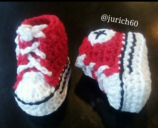 converse shoes crochet pattern