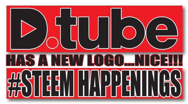 @dtube has a new logo, #steem happenings.png