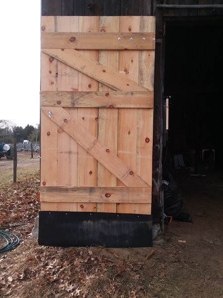Barn doors - 2nd one built and hung2 crop Jan. 2019.jpg