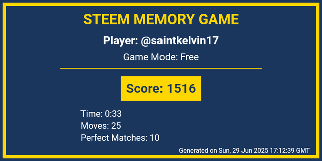 Game Result