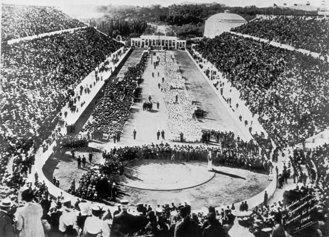 First modern Olympic Games in 1894, Athens.jpg