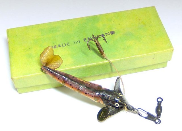 ANTIQUE HARDY BROS. LTD. 'PHANTOM' MINNOW LURE in BOX - MADE in ENGLAND   cool English lure in box  — Steemit