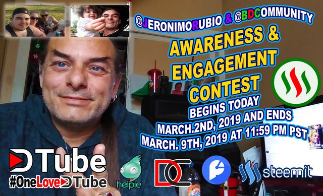 The Awareness & Engagement Contest begins Now - In Collaboration between Myself @jeronimorubio & @bdcommunity - Answering @elsiekjay's Questions.jpg