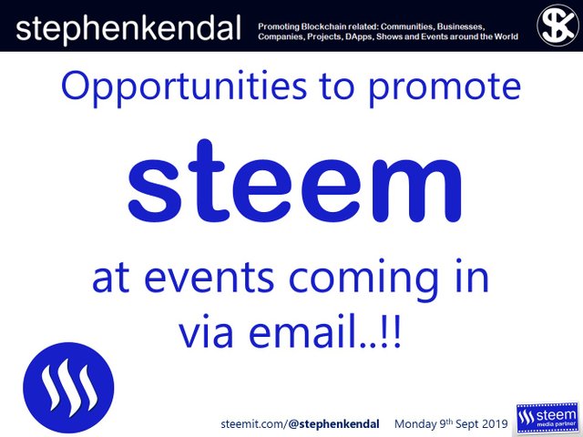Opportunities to promote Steem at events.jpg