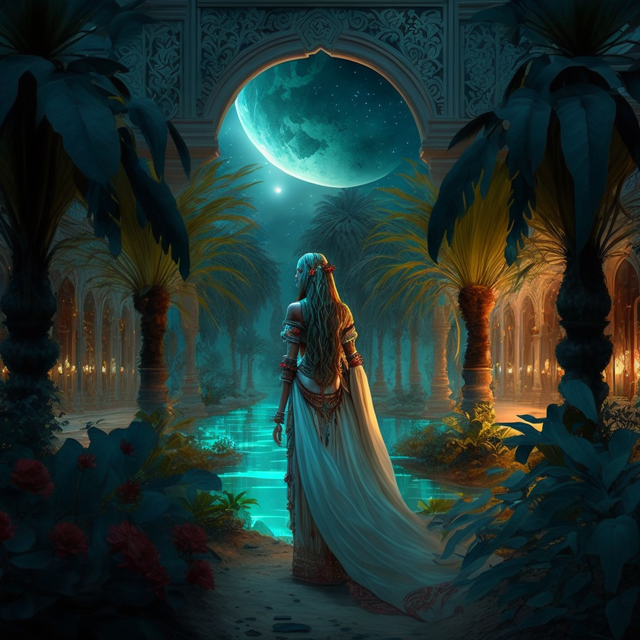 arkmy_female_persic_princess_walking_into_an_oasis_over_night_m_45021d82-f31a-4cb5-9846-ef849b58473c.png