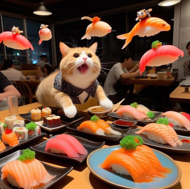 anthropomorphic-funny-curvy-cat-eating-sushi-rolls-sashimi-asian-restaurant_587981-8846.jpg
