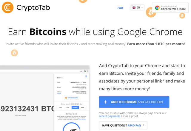 How To Mine Bitcoin Using Your Chrome Browser Steemit - 