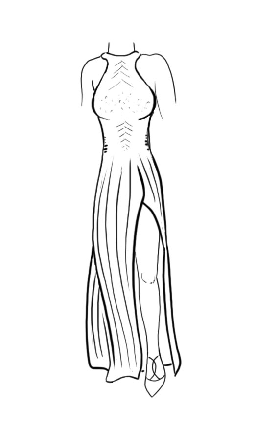 Wedding dress Drawing dress transparent background PNG clipart  HiClipart