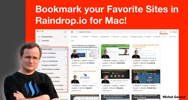 Bookmark your Favorite Sites in Raindrop.io for Mac!