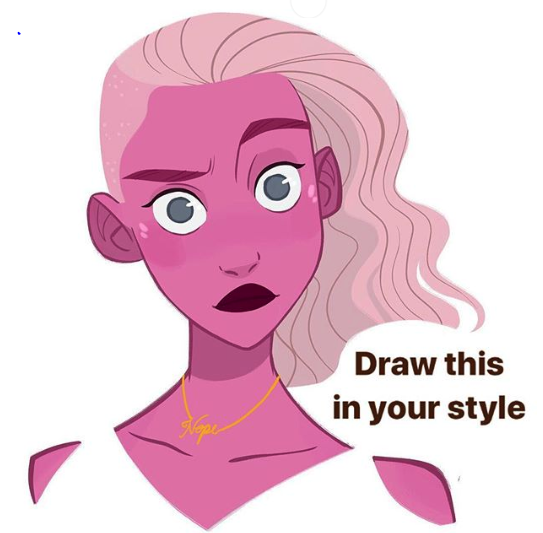 Doing A Draw This In Your Style Challenge And Searching For My Particular Art Style Steemit