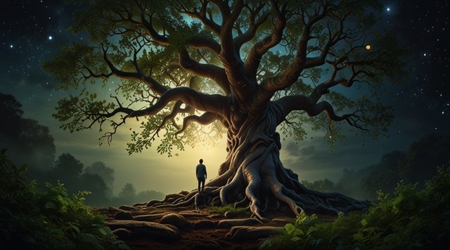 Leonardo_Lightning_XL_A_tree_of_life_with_a_wise_man_sitting_1 (1).jpg
