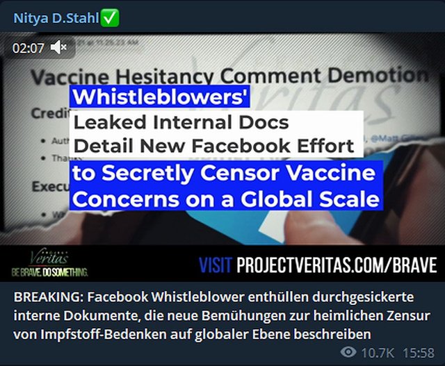 Facebook Whistleblower enthüllen durchgesickerte interne Dokumente, die neue Bemühungen zur heimlichen Zensur von Impfstoff-Bedenken auf globaler Ebene beschreiben.jpg