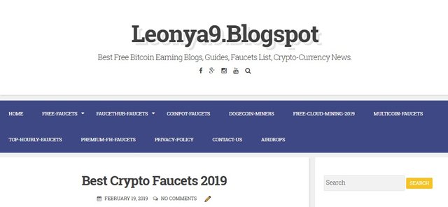 Best!    Crypto Faucets 2019 Leonya9 Blogspot Steemit - 