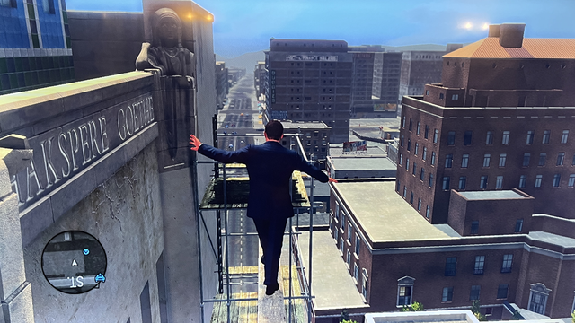 LA Noire Balancing Beam Screenshot on Xbox 360