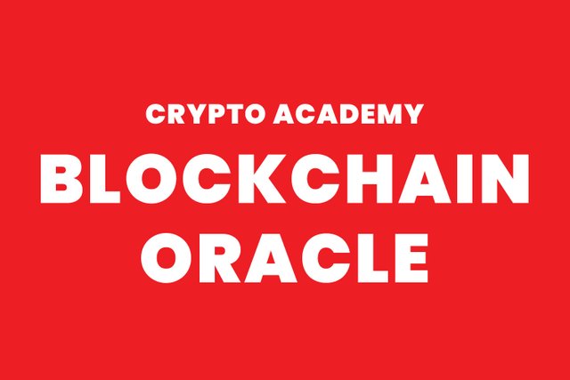 steemit crypto academy - Blockchain Oracle.jpg