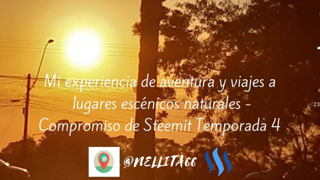 Mi experiencia de aventura y viajes a lugares escénicos naturales - Compromiso de Steemit Temporada 4  siguiendo tu titulo....jpg