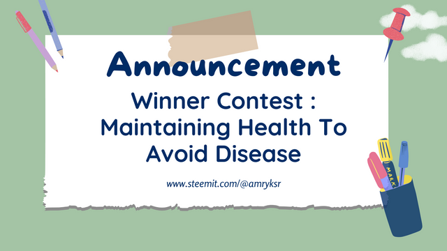 Winner Contest  Maintaining Health To Avoid Disease.png