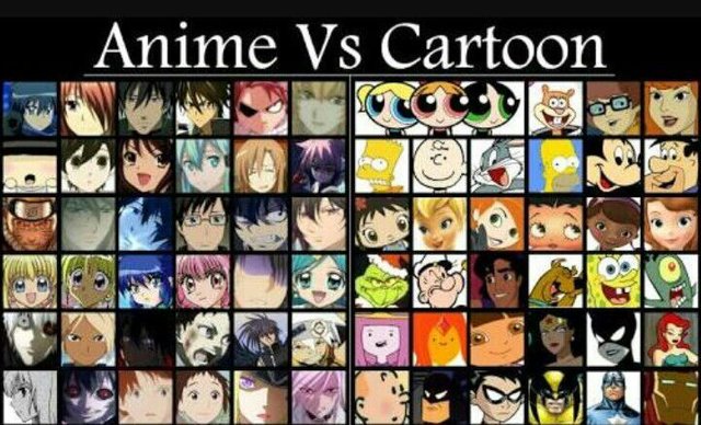Battle: Anime VS. Cartoon — Steemit