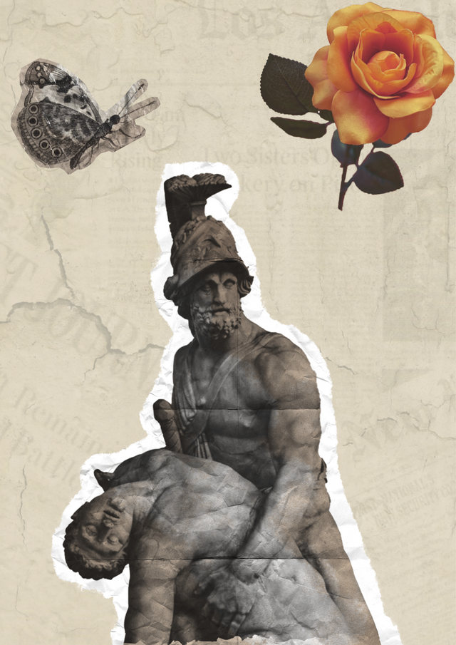 Beige and Brown Scrapbook World Art Day Gallery Exhibition Poster.png