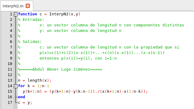 Interpolacion Polinomial Usando El Entorno Gnu Octave 3ra Parte Steemit