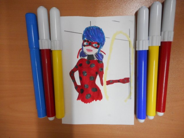 Coloring  Marinette Dupain-Cheng (Ladybug)  - Miraculous Tales of Ladybug & Cat Noir - Markers (1).JPG