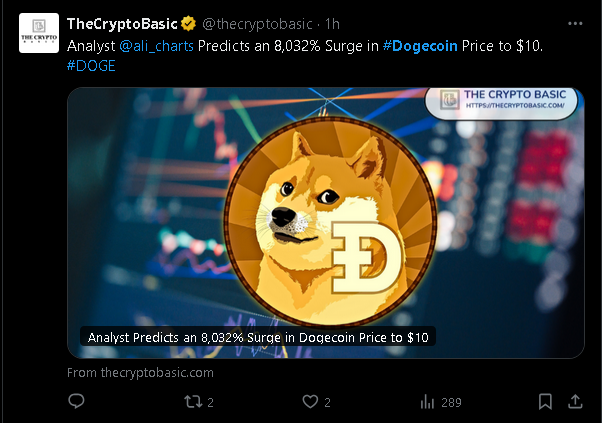 Thecryptobasic X post on Doge.png