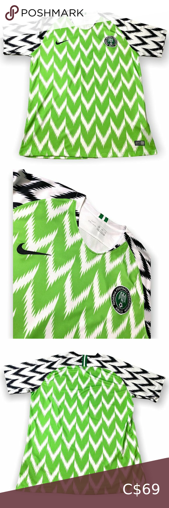 Nigerian Football Federation ABUJA Nike Swoosh Soccer_Football Jersey - Mens XXL.png