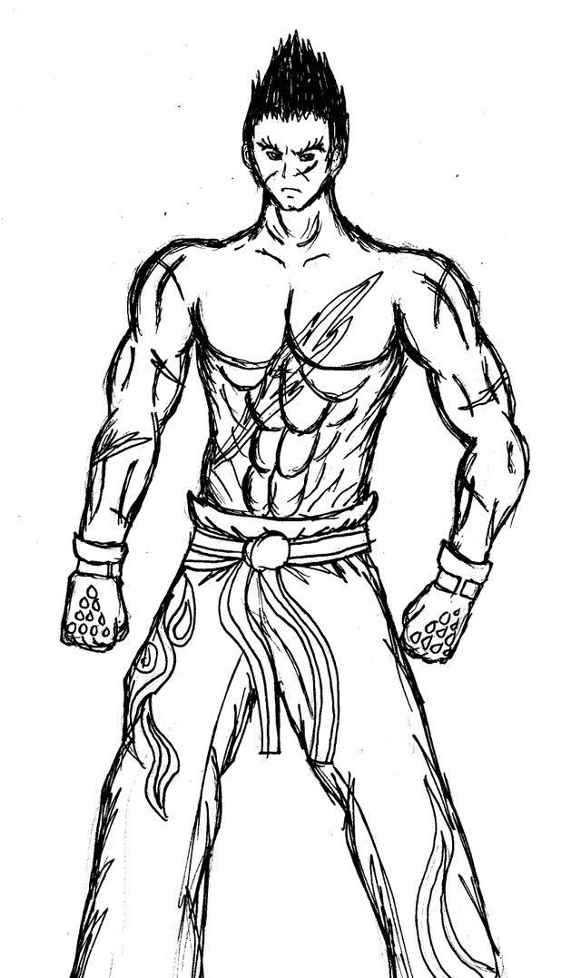 decided to draw Kazuya Mishima. how's my work? : r/Tekken