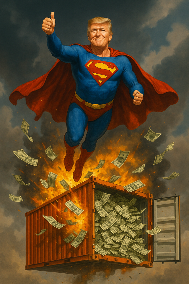 Trump on exploding USD-Container made by chatgpt.png