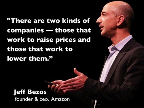 There are two kinds of companies those that work to raise prices and those that work to lower them.jpg