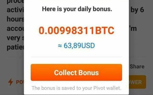 Earn 4 Bitcoin With Pivot Daily Without Investement Money Fast And - 