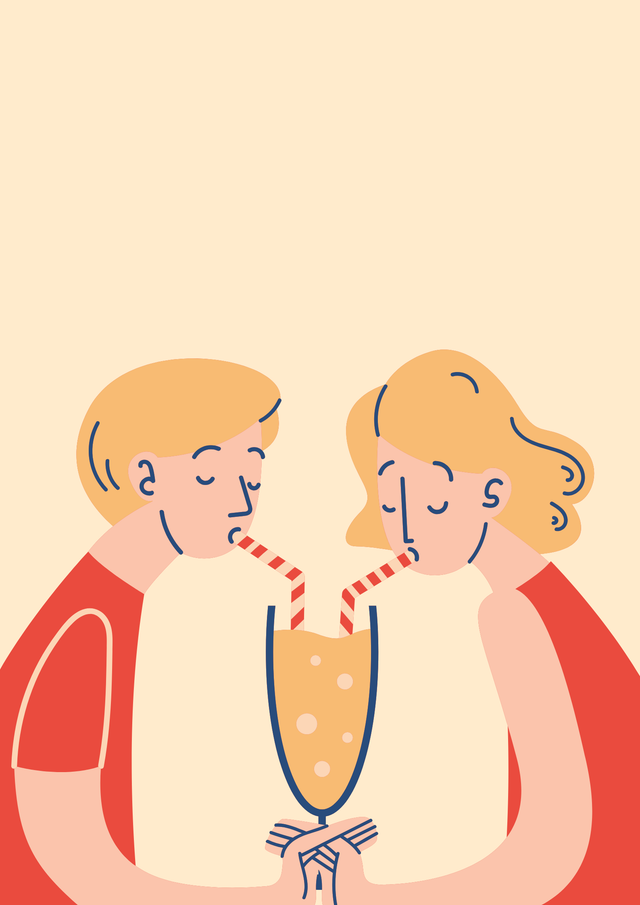 Cream Creative Valentine's Couple Poster.png