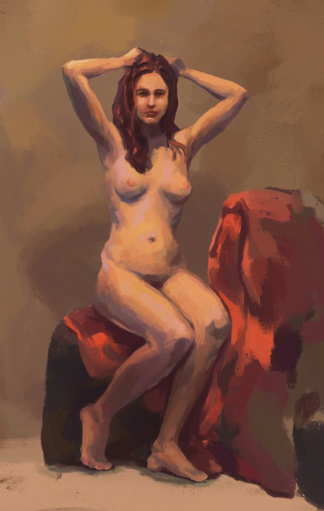 Naked model Nadia, figure painting practice.jpg