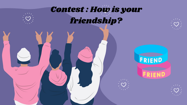 Purple and White Illustrated Happy Friendship Day Facebook Cover .png