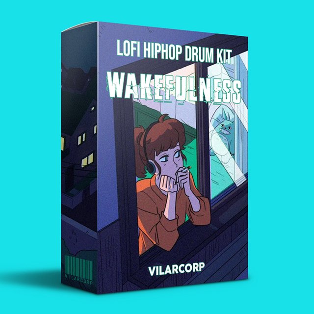 WAKEFULNESS Lofi HipHop Drum Kit by VILARCORP - Free Download lofi Drum Kit.jpg