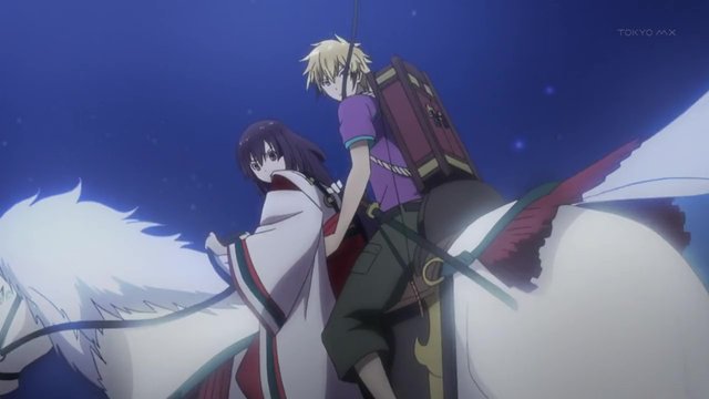 Harutora And Natsume - Tokyo Ravens - Natsume is trying to tell Harutora  that she is Hokuto.. *Expressing her love* ~ Tokyo Ravens~