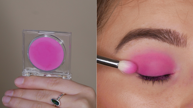 Bright Color Smokey Eye In Steps For Beginners 2018 With Pictures - blend bright pink - melissavandijkmakeuptutorials.png