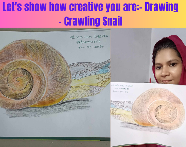 Let's show how creative you are- Drawing - Crawling Snail.png