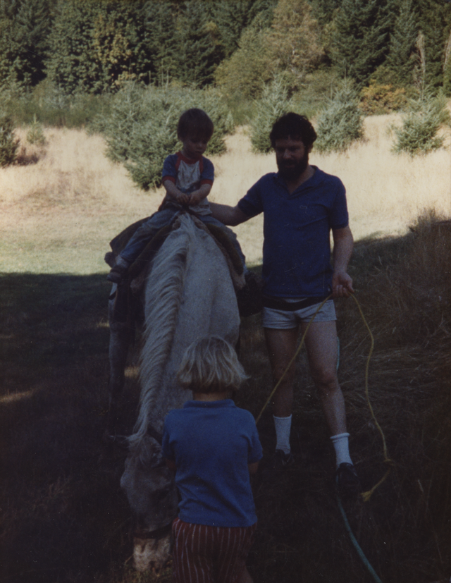 Horse Riding Joey (August, 1988) - Oatmeal Joey Arnold joeyarnoldvn